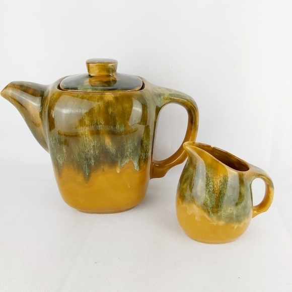 MID modern century tea pot plus creamer made in Qc - Picture 2 of 9